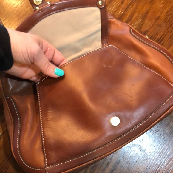 Cole Hann brown leather handbag - Picture 7 of 10